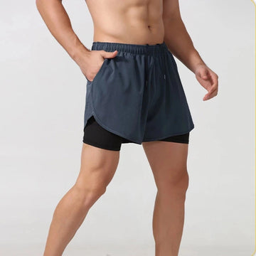 Double Layer Shorts Men