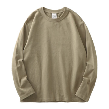 Heavyweight Autumn Long Sleeved T Shirt for Men